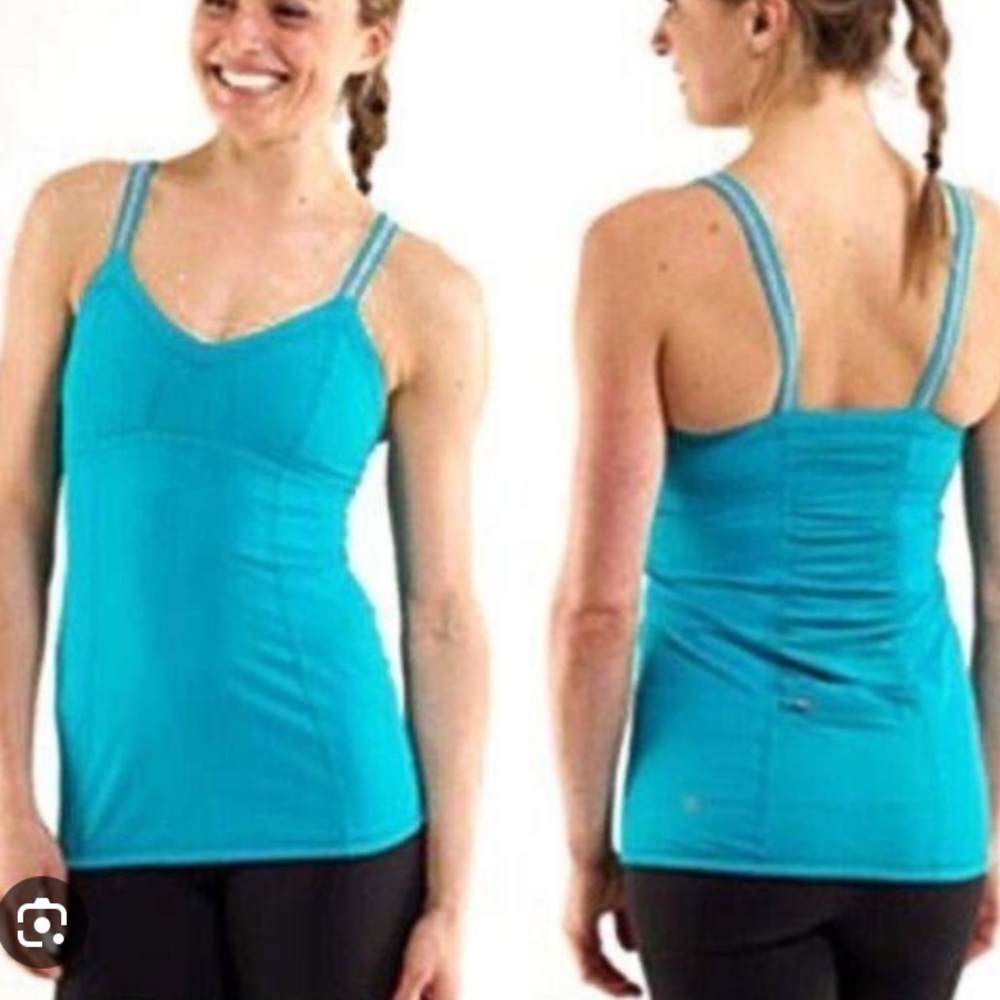 Lululemon Light It Up Tank Blue